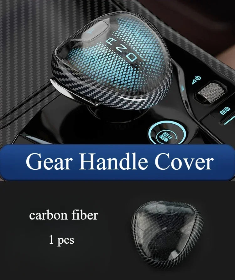 For BYD Qin/Tang/Han/Song Plus DMI DMP EV Frigate07 Central Control Gear Handle Cover Interior Modification Gear Protective Case