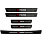 Carbon fiber protective stickers for car door sill side anti step bumpers For Mazda 3 6 CX5 2 CX3 CX9 MX5 RX8 Axela Demio Atenza