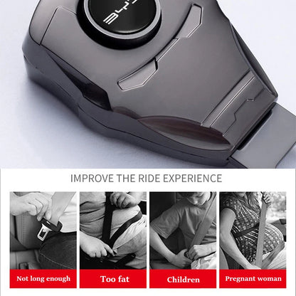 Car Seat Belt Extender Lock Adjustable Buckle For BYD M6 G3 G5 T3 13 F3 F0 S6 S7 E5 E6 L3 tang yuan atto3 song Covers Accessorie