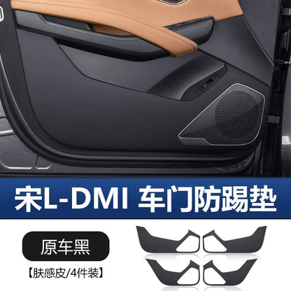Car Door Anti-kick Pad Anti-scratch Waterproof Pad For BYD Song L DMI Door Protective Mat Car Interior Modification Accessories