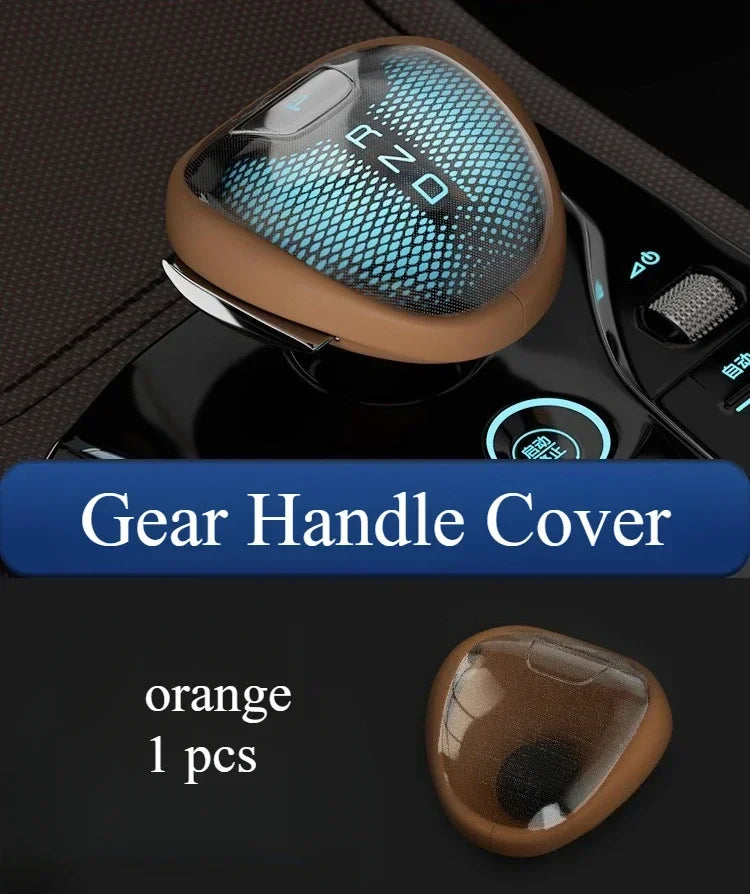 For BYD Qin/Tang/Han/Song Plus DMI DMP EV Frigate07 Central Control Gear Handle Cover Interior Modification Gear Protective Case