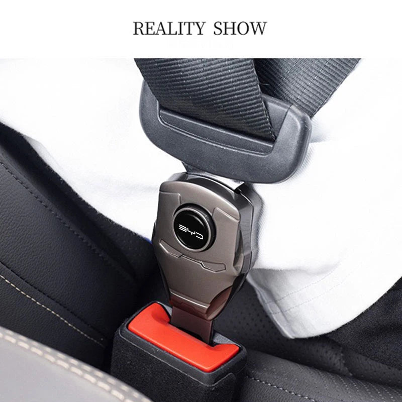 Car Seat Belt Extender Lock Adjustable Buckle For BYD M6 G3 G5 T3 13 F3 F0 S6 S7 E5 E6 L3 tang yuan atto3 song Covers Accessorie