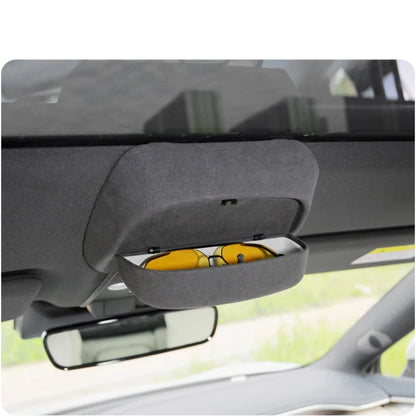 storage interior modification car accessories For BYD Song L‌‌ glasses case leather flip fur car sunglasses clip storage box