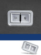 For BYD Song L 2023 2024 Car Styling Door Switch Button Stickers Tailgate Interior Steering Wheel Metal Modification Accessories