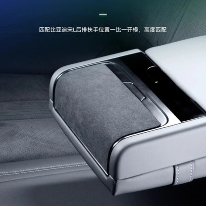 For BYD Song L EV  Rear Armrest Decorative Sticker Scratch-Resistant Car Interior Modification Accessory