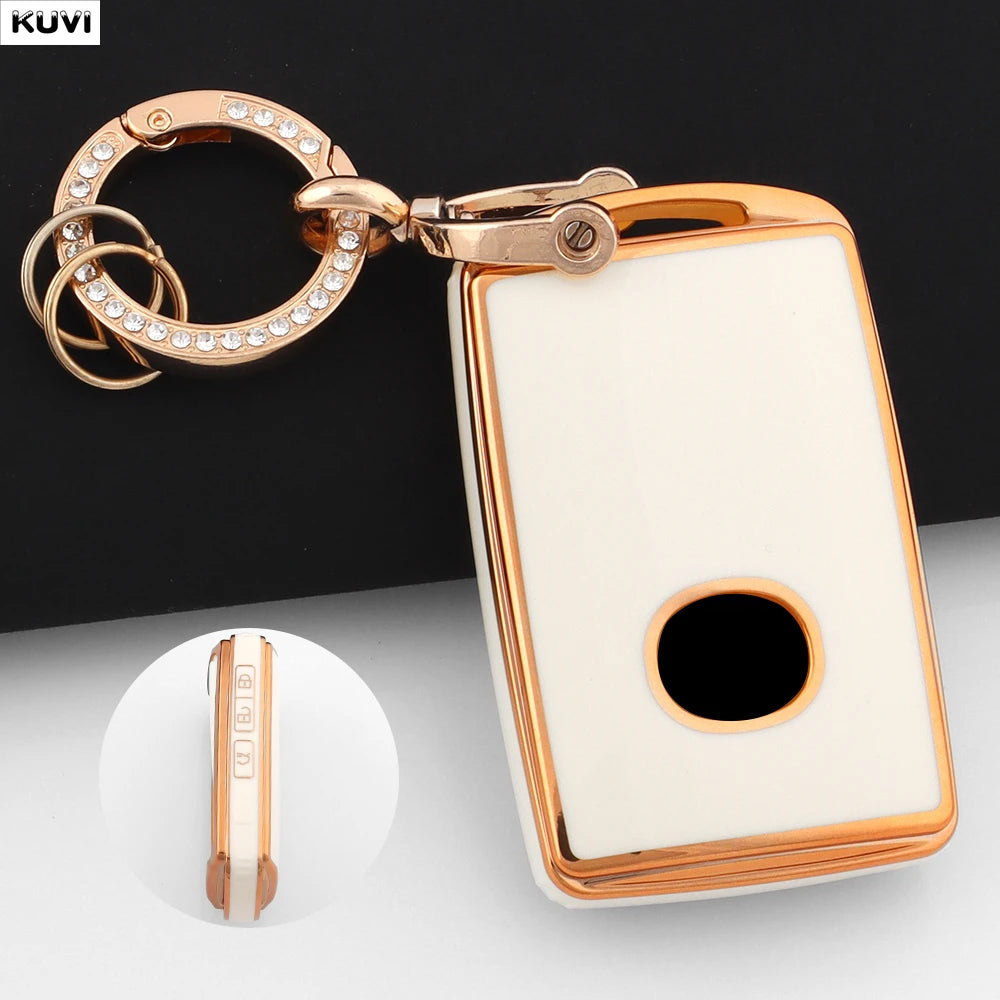 For Mazda 3 Alexa CX30 CX-30 CX-5 CX5 CX3 CX-3 CX8 CX-8 CX9 CX-9 CX-4 CX-30 Fashion TPU Car Smart Key Case Cover Keychain Fob