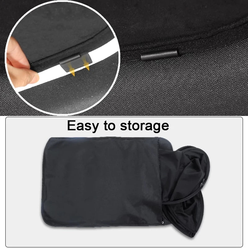 Colorful Ice Crystal Car Roof Sunshade Fit For BYD SONG L 2024 2025 Car Clip-on Sunroof Skylight Blind Shading Cover Accessories
