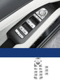 For BYD Song L 2023 2024 Car Styling Door Switch Button Stickers Tailgate Interior Steering Wheel Metal Modification Accessories
