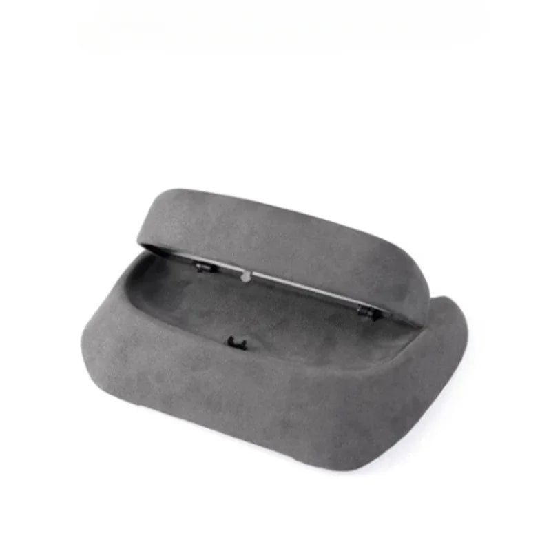 storage interior modification car accessories For BYD Song L‌‌ glasses case leather flip fur car sunglasses clip storage box