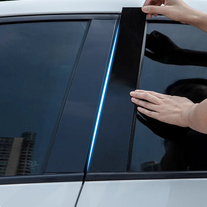 For BYD Song L EV 2024~2026 2025 Car Windows B-pillar Decal Center Column StickerAnti- scratch Protect Cover Decor Accessories