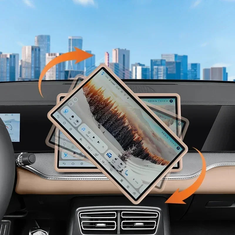 Car Navigation Screen Protective Case Instrument Central Control Display Screen Silicone Frame For BYD Song Pro DMI 2020-2025