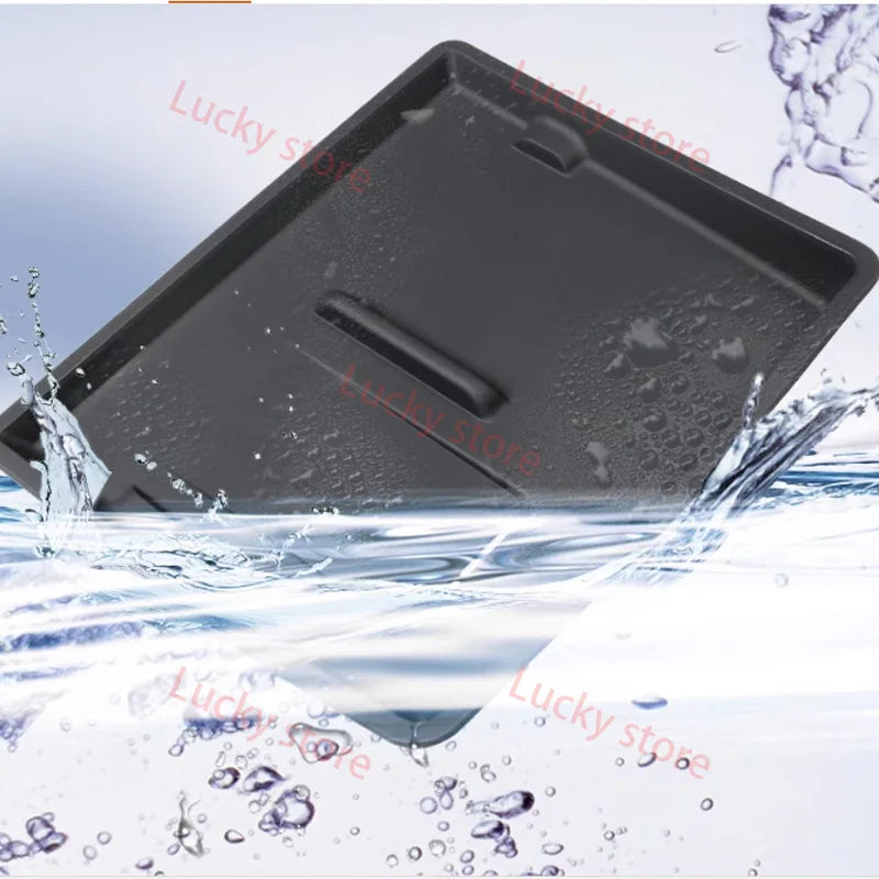 For 2024-2025 BYD Song L DM-i Car Center Console Wireless Charging Silicone Mat Anti-Slip Dust-Proof Pad Interior Accessories