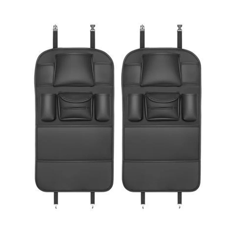 All in One Car Seat Back Storage Bag For BYD Atto3 Han Song plus Seagyll V2l Dolphin F3 E6 G3 I3 Ea1 Anti Kick Pad Cup Holder