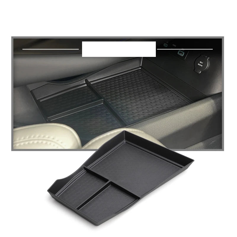 For BYD Song L 2024 2025 Car Styling Under Center Console Organizer Storage Box Interior Storage Box Auto Modidfied Accessories