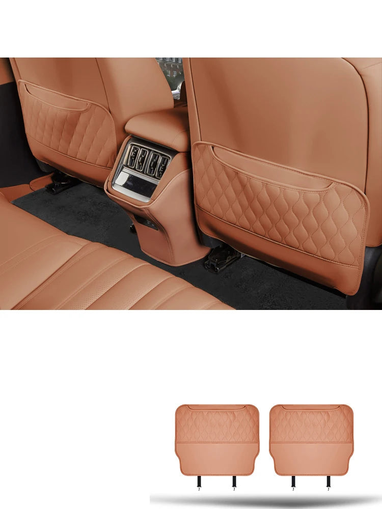 For BYD Song L 2023 2024 Car Styling Seat Anti-kick Pad Rear Armrest Box Protection Cover Backrest Mat Auto Interior Accessories