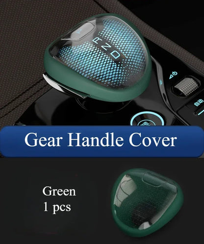 For BYD Qin/Tang/Han/Song Plus DMI DMP EV Frigate07 Central Control Gear Handle Cover Interior Modification Gear Protective Case