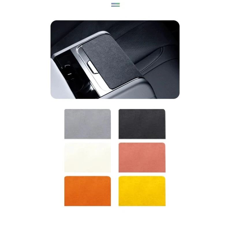 For BYD Song L EV  Rear Armrest Decorative Sticker Scratch-Resistant Car Interior Modification Accessory