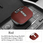 For BYD Song L/Qin Plus/ATTO 2 Original Car Leather Gear Cover Gear Handle Cover Central Control Lever Protective Accessories