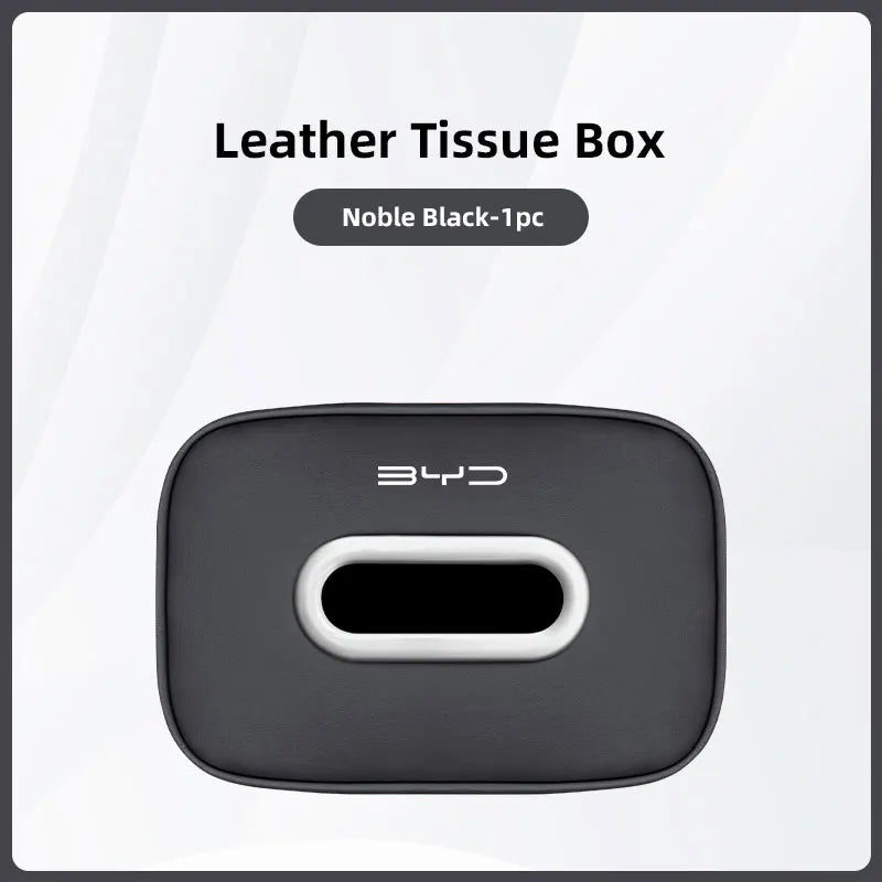 High-capacity Car Interior Tissue Box Kleenex Storage Bag Accessories For BYD Tang E6 F3 Atto3 Yuan Plus Song Max F0 G3 I3 Ea1