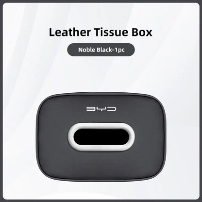 High-capacity Car Interior Tissue Box Kleenex Storage Bag Accessories For BYD Tang E6 F3 Atto3 Yuan Plus Song Max F0 G3 I3 Ea1