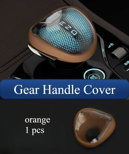 For BYD Qin/Tang/Han/Song Plus DMI DMP EV Frigate07 Central Control Gear Handle Cover Interior Modification Gear Protective Case