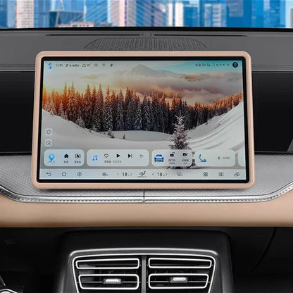 Car Navigation Screen Protective Case Instrument Central Control Display Screen Silicone Frame For BYD Song Pro DMI 2020-2025