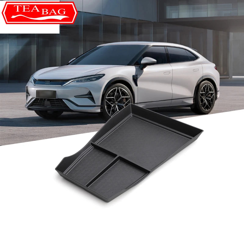 For BYD Song L 2024 2025 Car Styling Under Center Console Organizer Storage Box Interior Storage Box Auto Modidfied Accessories